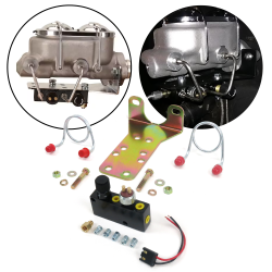 Proportioning Valve Kit Underside Mount Adjustable Pro Touring Classic Truck - Part Number: HEXPVK006