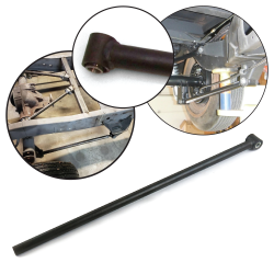 37.5" Bar with Raw End and Loop Disc Brake Swap Upgrade Hot Rod Performance - Part Number: HEXBARX375