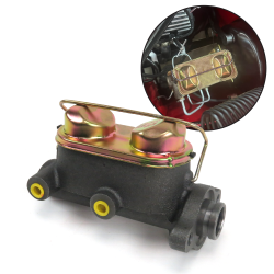 Helix Dual Reservoir 1967-1970 Drum/Drum Master Cylinder Disc Brake Swap - Part Number: HEXMC4