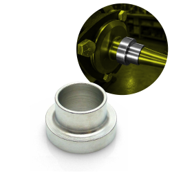 Helix 1928-1948 Ford Solid Axle Disc Brake Adapter 49 mm x 29 mm  - Sold Each V8 - Part Number: HEXHWS49X29