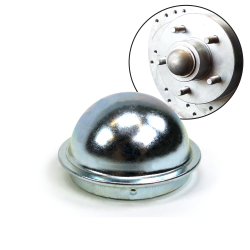 Mustang II 11" Rotor Wheel Bearing Dust Cap - Each - Helix Disc Brake Swap - Part Number: HEXDC1