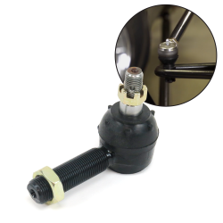 Male Left Hand Thread Steel Tie Rod End LS Swap Friendly Build Hot Rod - Part Number: HEXTR1MLH