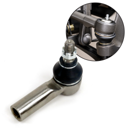 Female Right Hand Thread Polished Stainless Steel Tie Rod End Part Bolt-On - Part Number: HEXTR3FRH