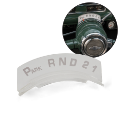 Steering Column Standard Gear Indicator Window - Non-Keyed Column Pro Touring - Part Number: HEXSTINDW3SP