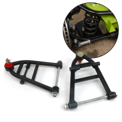 Mustang II Tubular Lower Control Arm Set for Coil Over Shock or Air Shock Disc - Part Number: HEXCA12AB