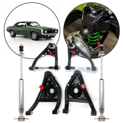 1967-1969 Camaro / 1968-1974 Nova Control Arm Set with Shocks Pro Touring - Part Number: HEXCASHX002
