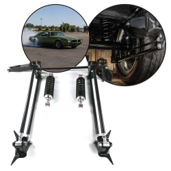 Street Track Performance Rear Parallel 4 Link Kit W/ Coilovers 273mm 200-240lbs  - Part Number: HEXTTK2ECE19
