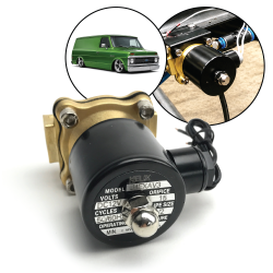 Helix 1/2 Advance Air Valve Rod Street Rod Restomod Hot Rod Performance - Part Number: HEXAV3