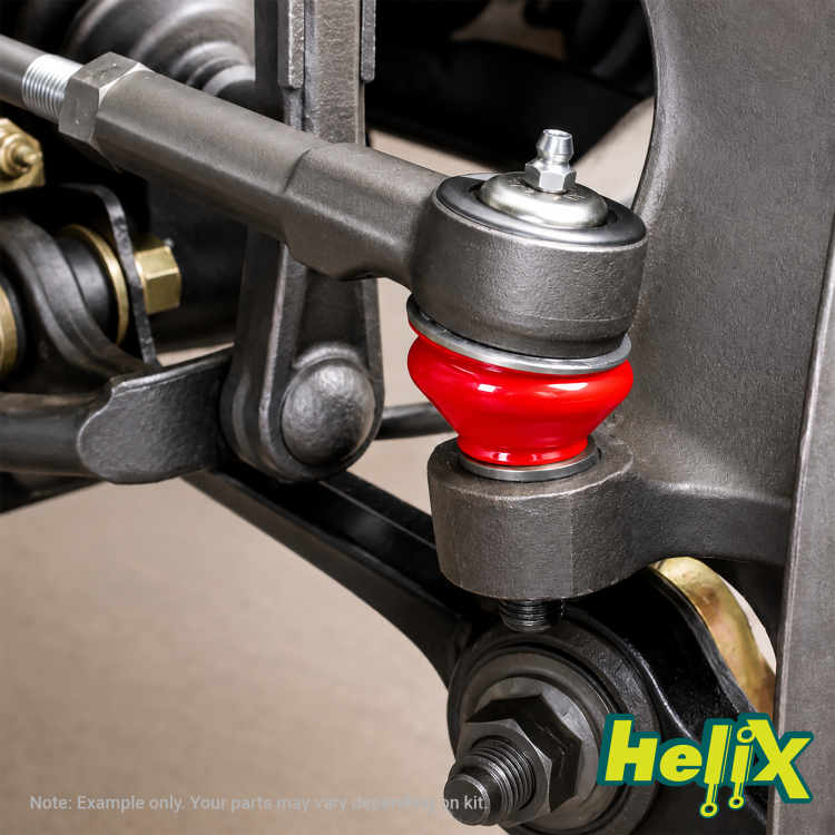 Helix Mustang II IFS Polyurethane Steering Rack Bushing Kit Manual